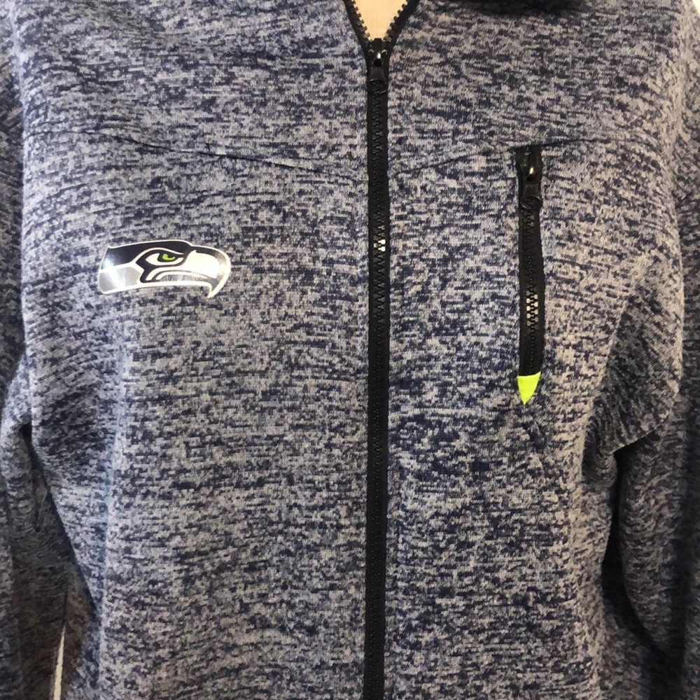 Seattle Seahawks zip up jacket. Size large. - Picture 2 of 10